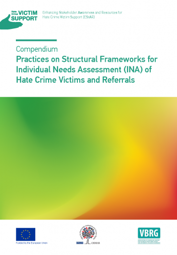 Compendium: Practices on Structural Frameworks for Individual Needs Assessment (INA) of Hate Crime Victims and Referrals